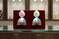 Vibrant Handcrafted Multicolor Dome Jhumka Earrings